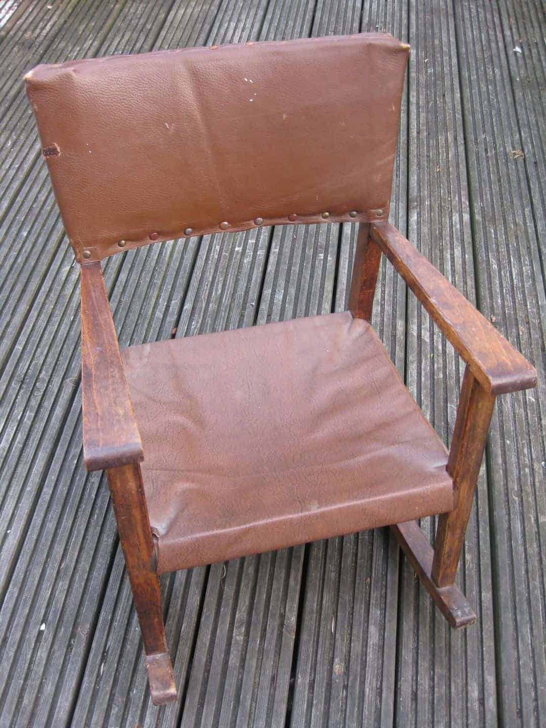 how to upholster a rocking chair