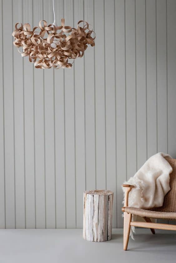 love this steam bent wooden lampshade made in Cornwall by Tom Raffield