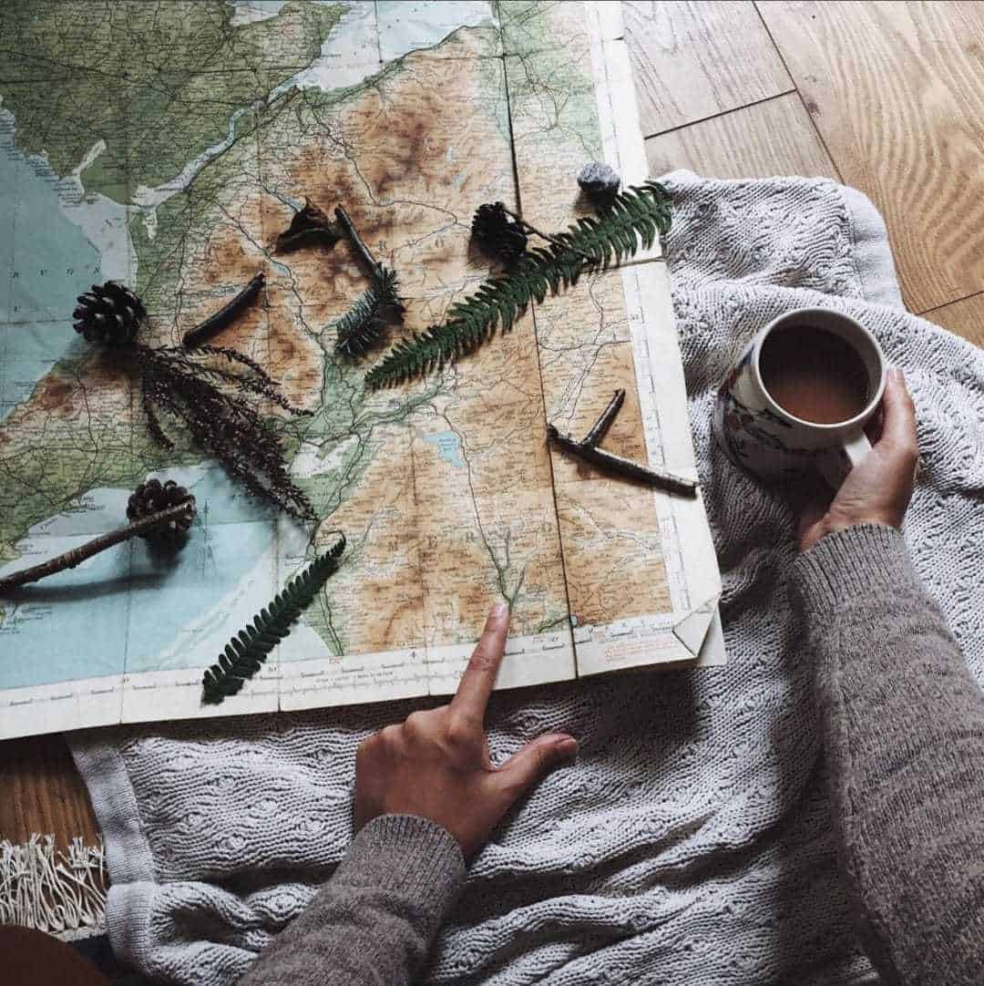 Love this vintage map. Slow living in Snowdonia - meet creative business coach, marketing mentor and blogger Simple and Season Kayte Ferris. She shares a little of the story behind her slow living lifestyle in Snowdonia as well as tips for achieving a more soulful lifestyle wherever you live