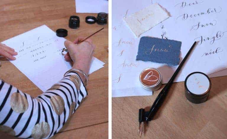 love modern calligraphy workshops. Click through to get easy step by steps to try out contemporary modern calligraphy at home from Gemma Milly. We show you step by step #moderncalligraphy #calligraphy #handlettering #moderncalligraphy #frombritainwithlove