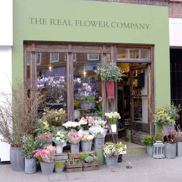 love the Real Flower Company shop in Chelsea Green, London. Click through to discover more local loves and inspirations of Real Flower Company founder Rosebie Morton