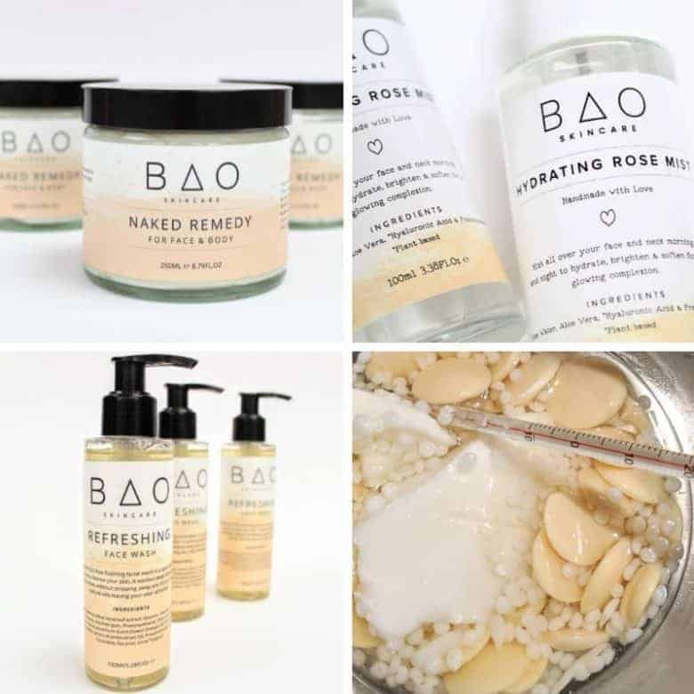 BAO natural skincare including healing pink himalayan bath salts, skin balms, body scrubs and skincare using pure, natural and organic ingredients. Save £20 on the price of buying all these wonderful beauty products separately. Click through for more details and for other ethical gifts made in the UK that you'll love #naturalskincare #ethicalskincare