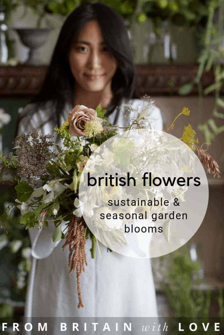 love wild bunch sustainable british flowers - a cutting garden, flower workshop venue and creative florists in Shropshire near the Welsh hills and passionate about seasonal and sustainable British flowers including garden roses, sweet peas, foxglove, cottage garden plants and more. Click through to get all the details you need to connect with Wild Bunch #britishfowers #sustainable #seasonal #slowflowermovement #frombritainwithlove #englishflowers #roses #gardenflowers #homegrown 