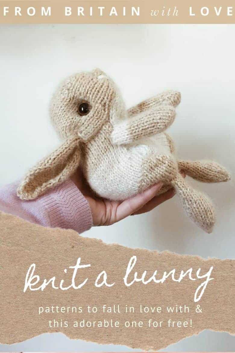 don't miss your free baby easter bunny rabbit knitting pattern download by claire garland aka dot pebbles knits with step by steps and expert tips from claire herself #knitting #pattern #free #bunny #rabbit