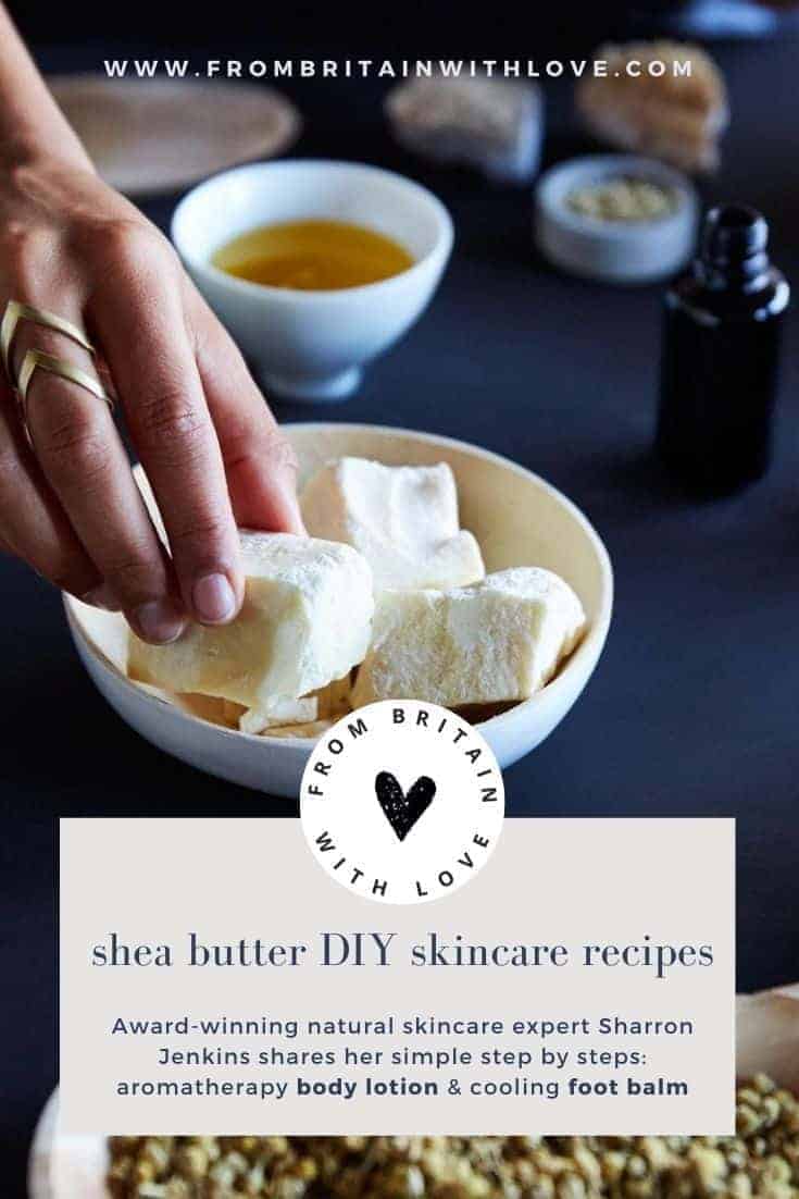 shea butter benefits and DIY recipes for natural eco friendly skincare and beauty with Sharron Jenkins of Kalabash bodycare #sheabutter #recipes #diy #beauty #skincare #natural