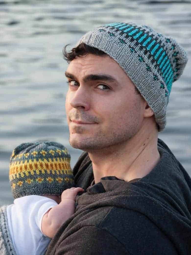 free knitting pattern fairisle hat baby and dad by tin can knits just one of the adorable free knitting patterns for babies and children we've shared over on the blog #free #knitting #patterns