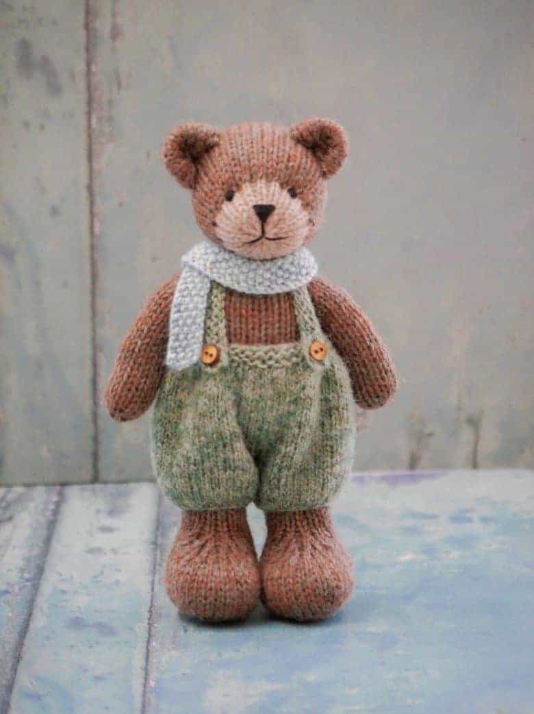 mary janes tearoom teddy bear knitting pattern