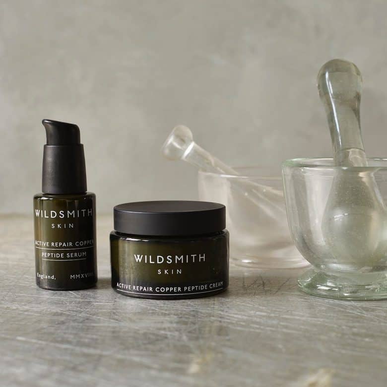 wildsmith skin Active Repair Copper Peptide duo Cream and serum