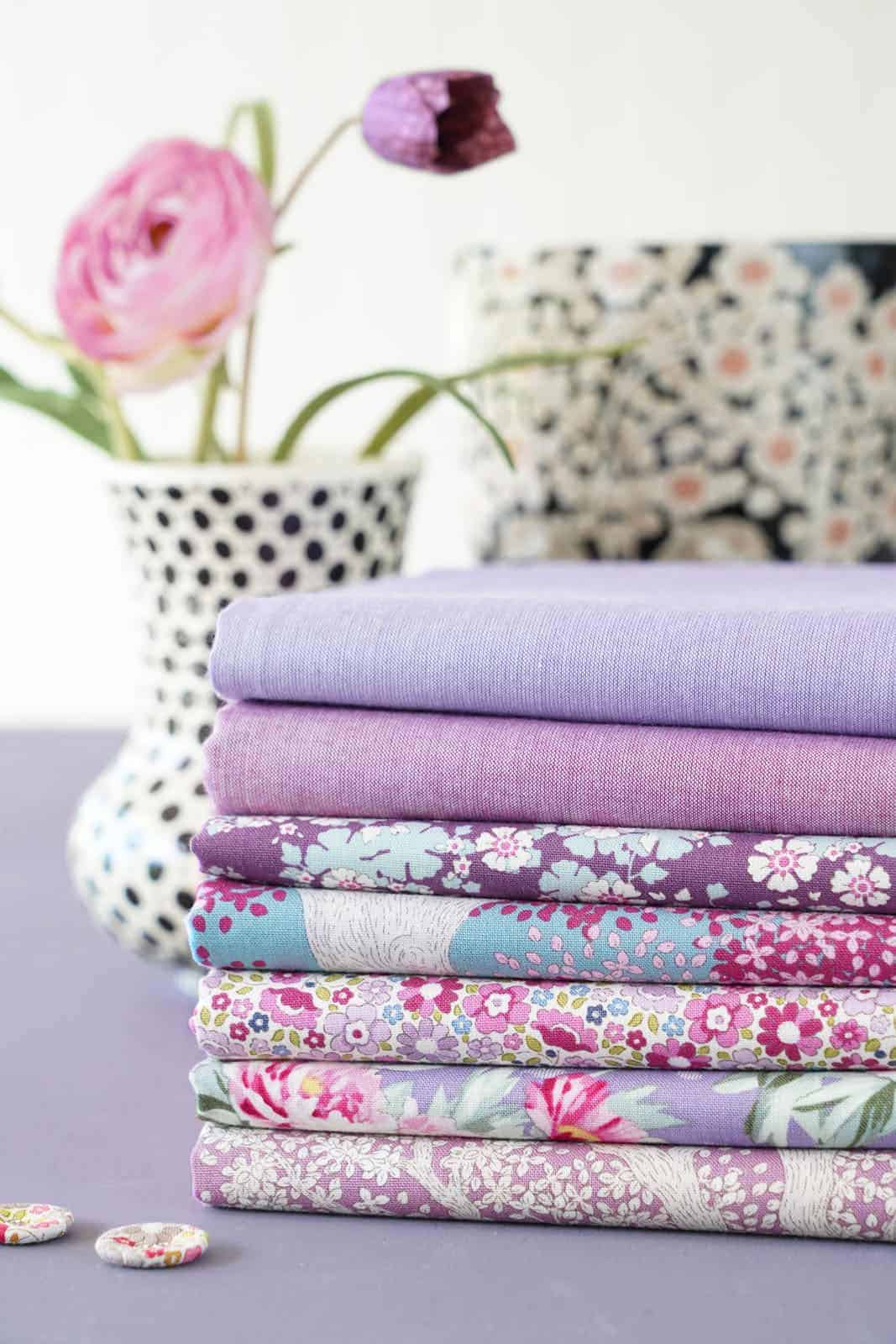 tilda woodland Lilac collection of designs for autumn 2021 - just one of the beautiful collection of materials by Tilda that we love and have shared all the links you need to buy them and get sewing! #tilda #fabrics #woodland #tildafabrics