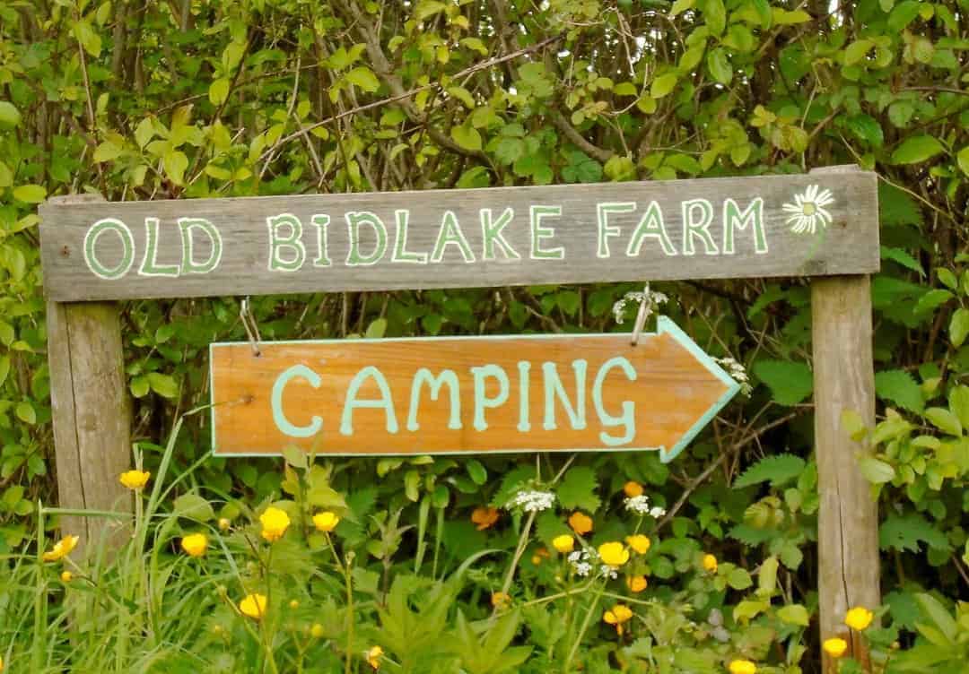 Old Bidlake Farm Camping