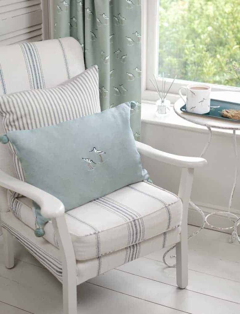 sophie allport coastal birds cushion