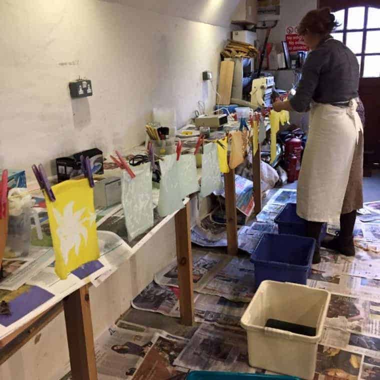 The Old Kennels print making courses