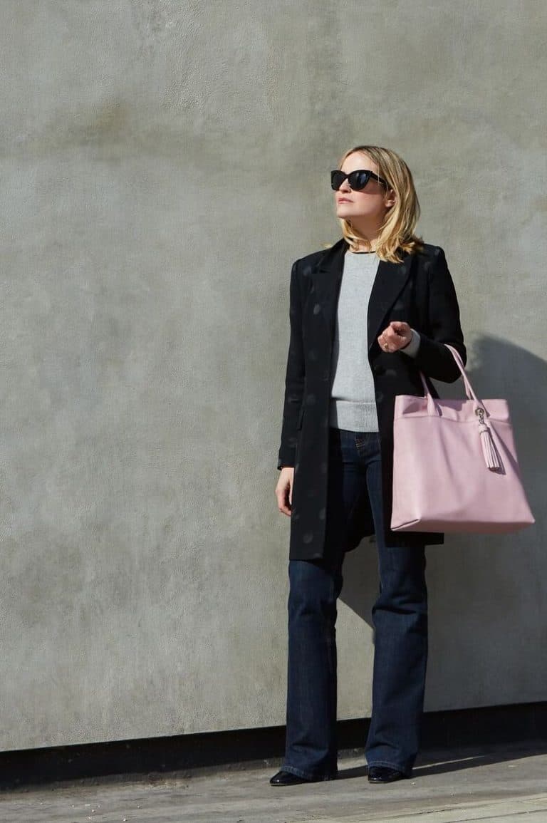 Finding the perfect handbag large pink leather tote bag sarah haran