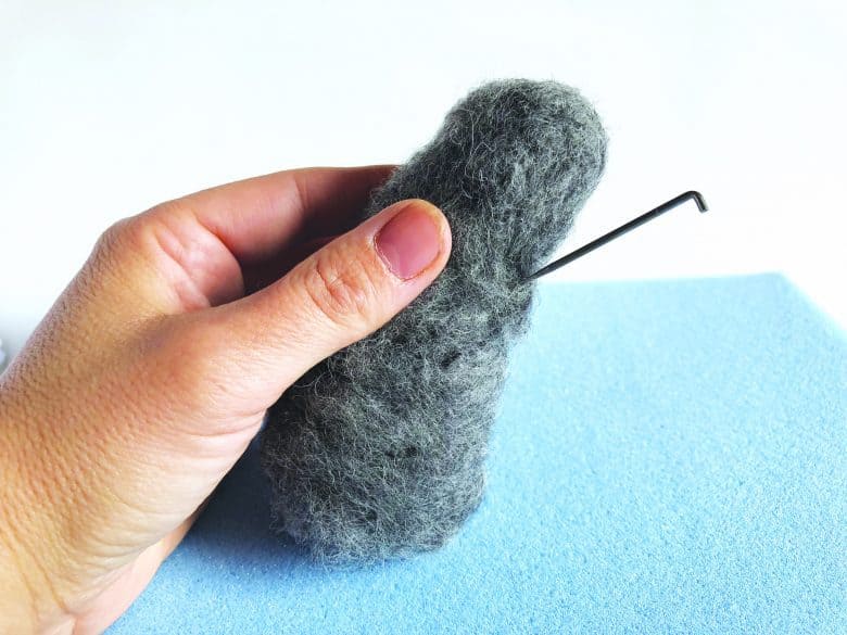 how to make a needle felted rabbit
