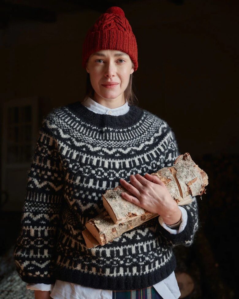 fairisle jumper knitting pattern from Laine Magazine