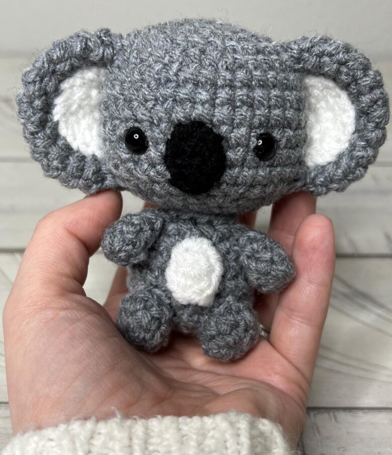free koala crochet pattern amigurumi by cutiepie crochet