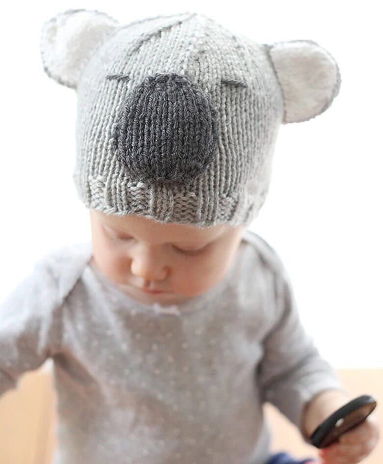 koala hat free knitting pattern little red window