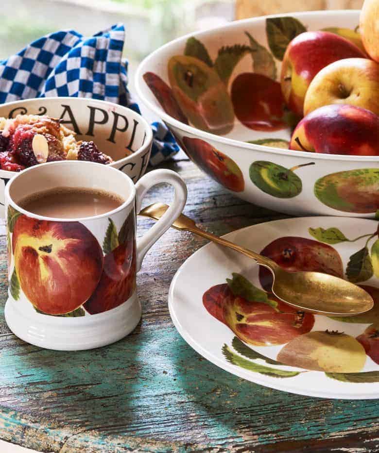 apples vegetable garden mug, plate and bowl by emma bridgewater #apples #plate #mug #emmabridgewater #autumn