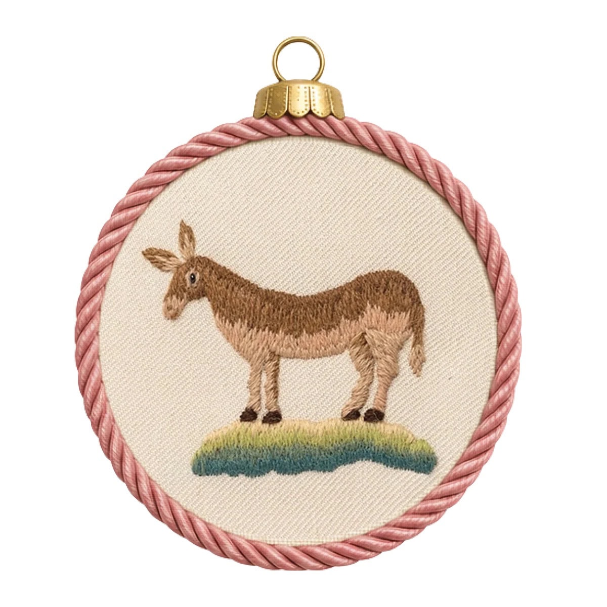 glamis donkey wall hanging crewel embroidery kit