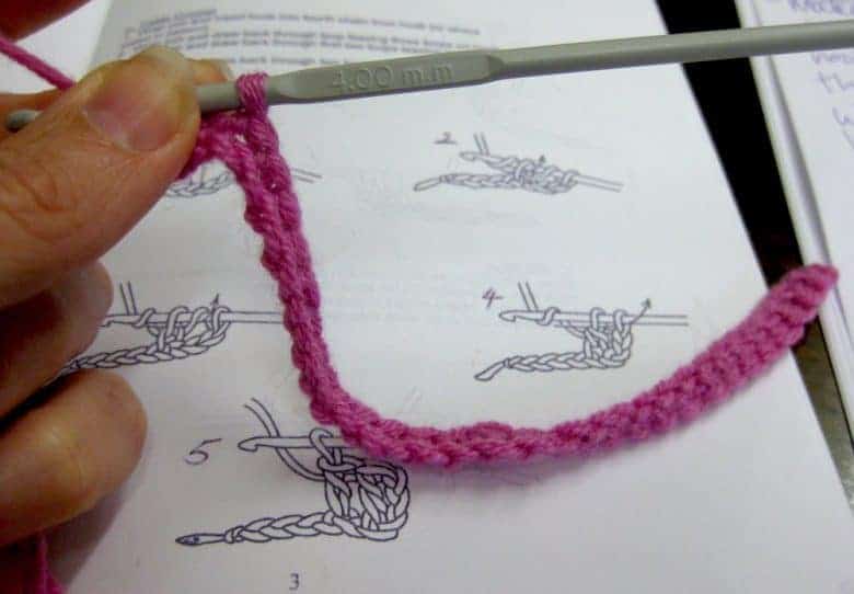 crochet basics - how to crochet double chain stitch #crochet #basics #beginners #diy #tutorial