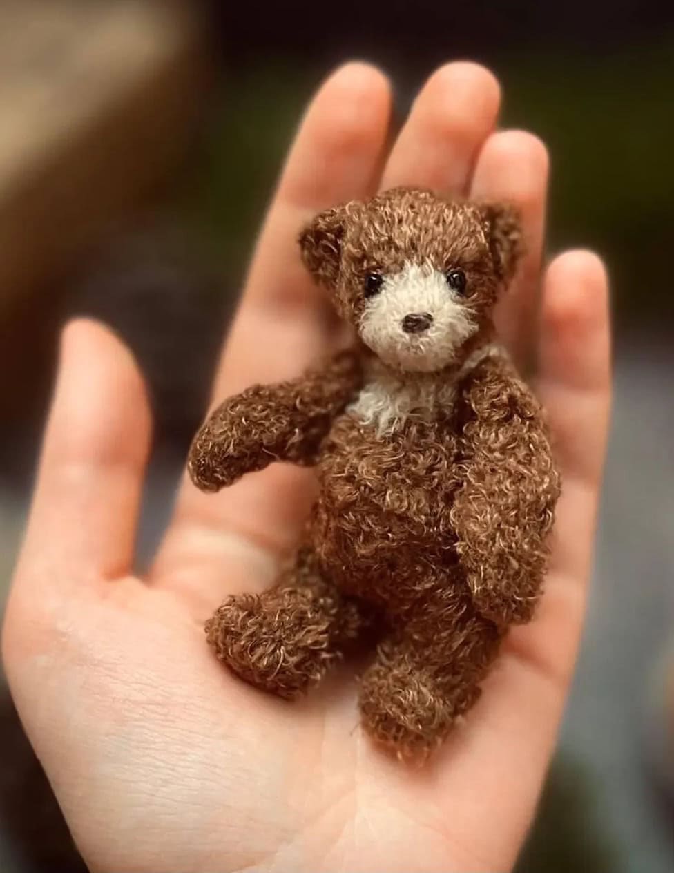 cute little teddy bear knitting pattern etsy