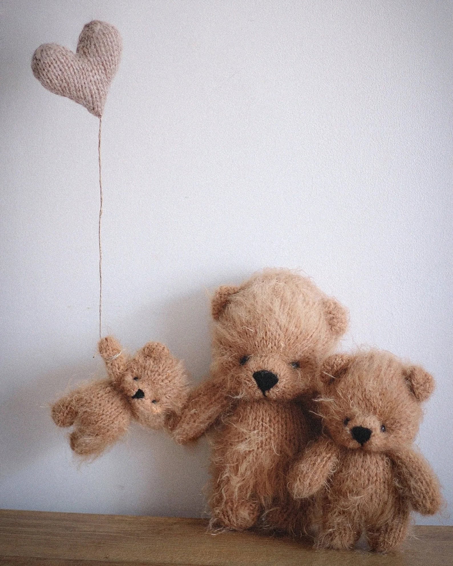 teddy bear knitting patterns etsy