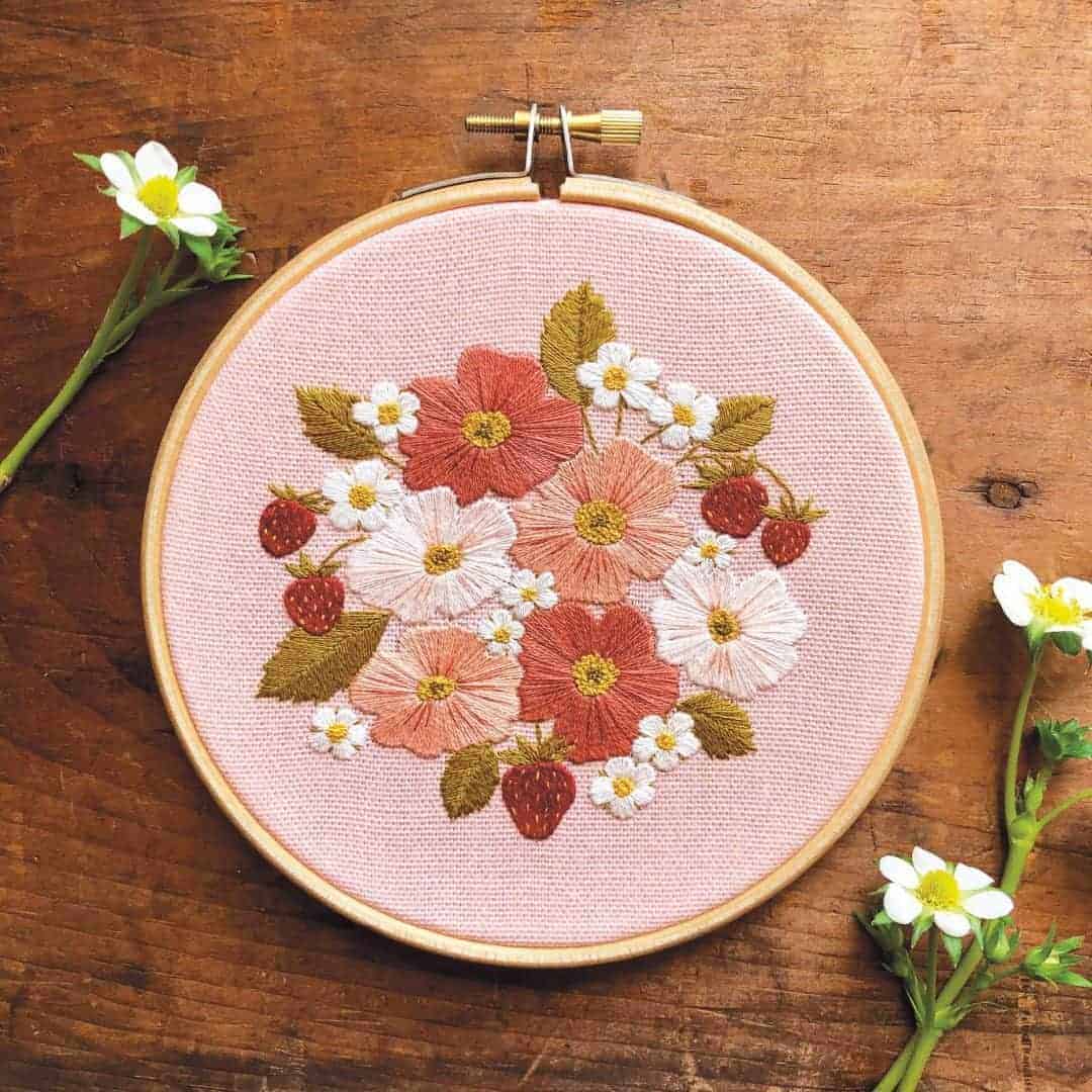 Embroidery Kit For Beginner, Modern Embroidery Kit with Pattern