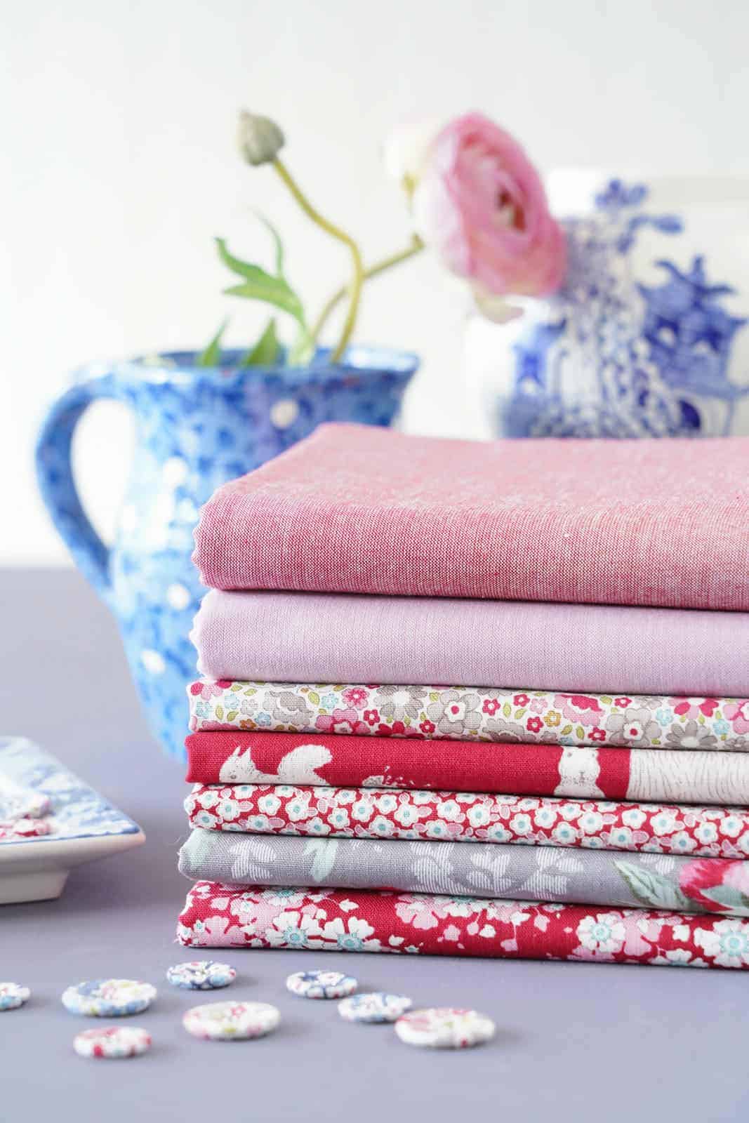 tilda woodland Red collection of designs for autumn 2021 - just one of the beautiful collection of materials by Tilda that we love and have shared all the links you need to buy them and get sewing! #tilda #fabrics #woodland #tildafabrics