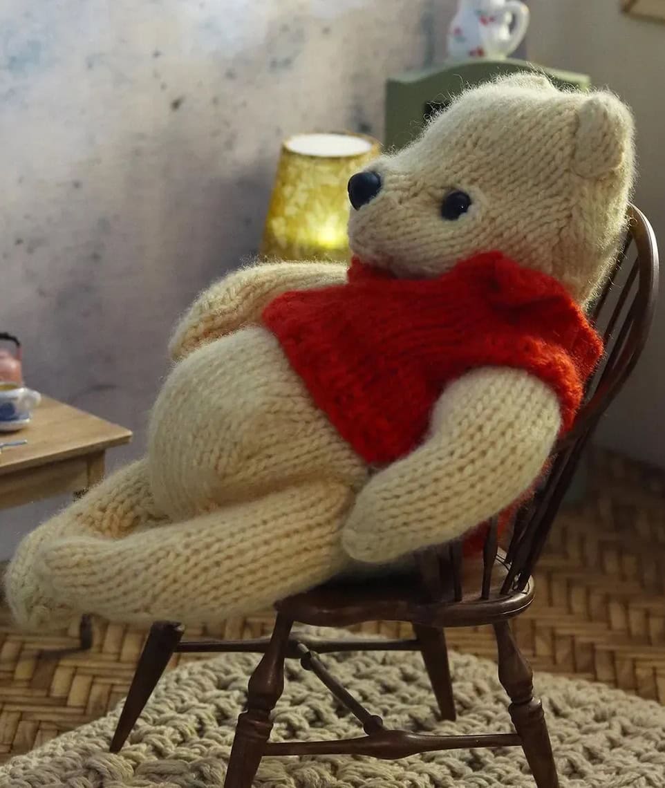 winnie the pooh knitting pattern claire garland