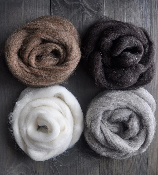 Guide to the best wool for felting and needle sculpting From Britain