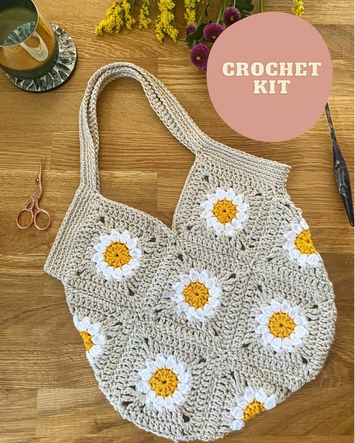 My Hobby Is Crochet: Alie Beach Bag, a Crochet Raffia Beach Bag/ Market Bag  - Free Crochet Pattern