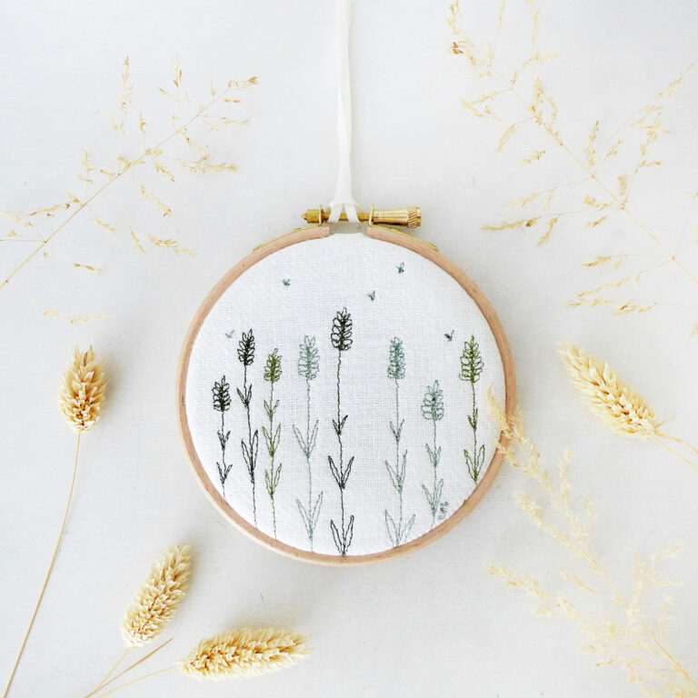lavender embroidery hoop picture 1 charlotte macey 768x768