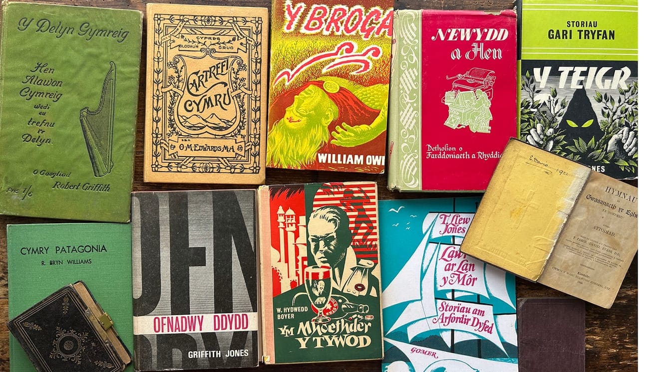 rare antique and preloved welsh books