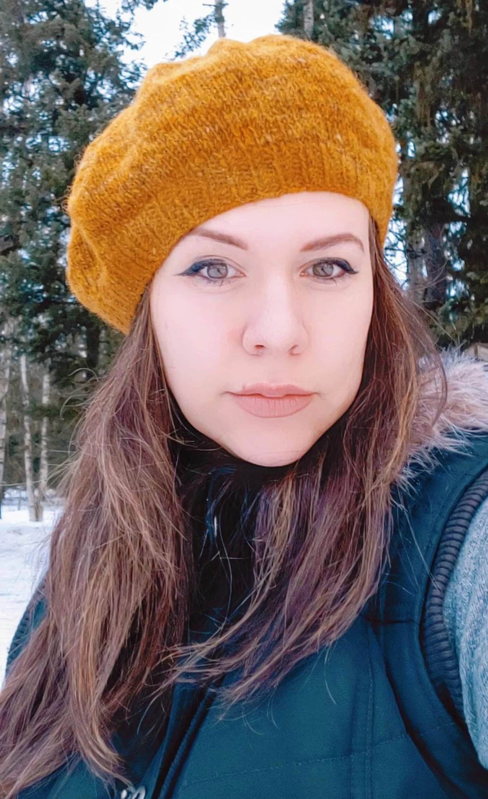 felted beret knitting pattern etsy